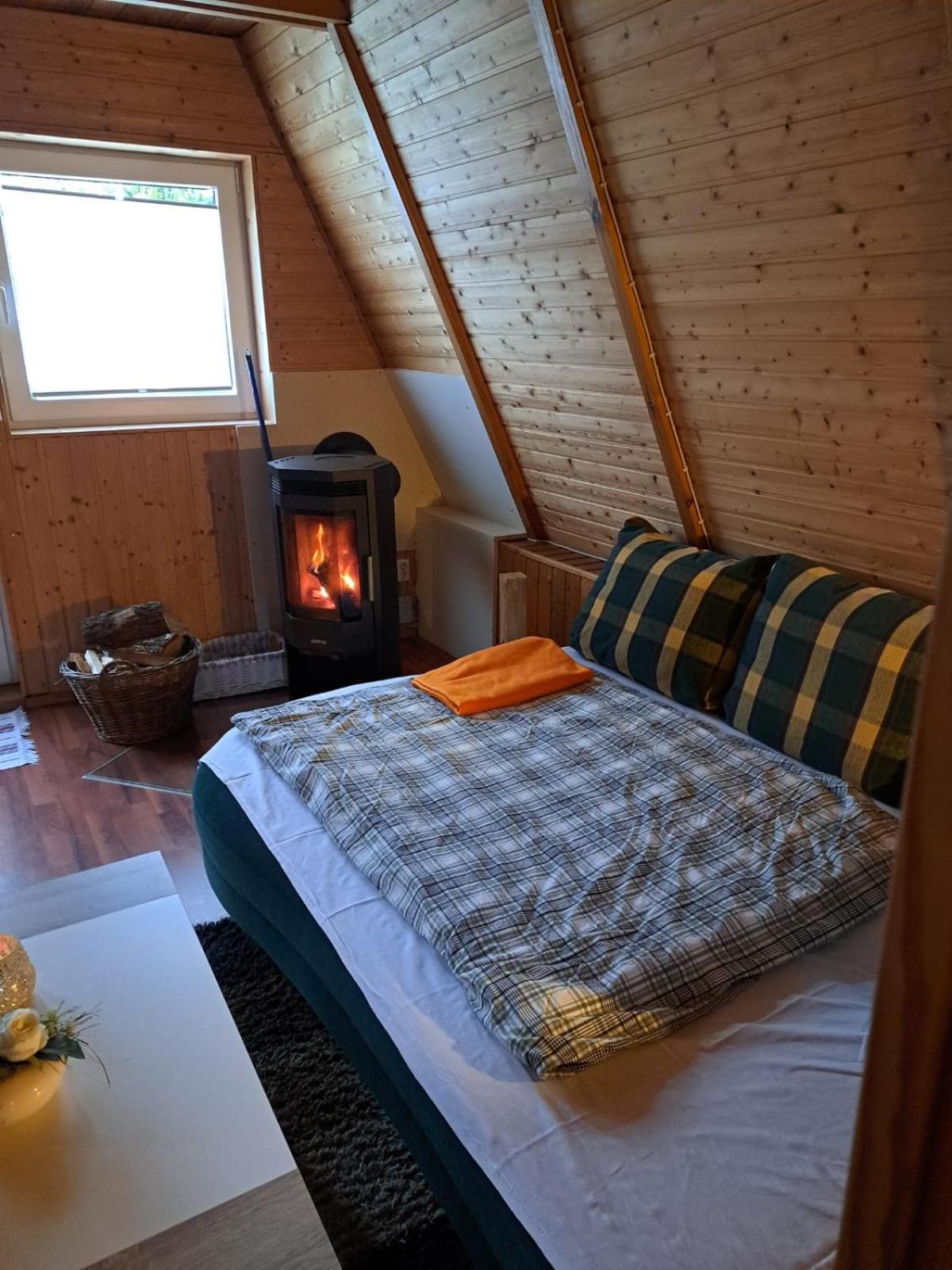 Ferienhaus Typ - Finnhütte Muhl Rosin Exterior foto